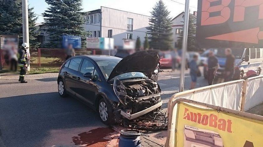 Karambol na Głowackiego w Nowym Sączu