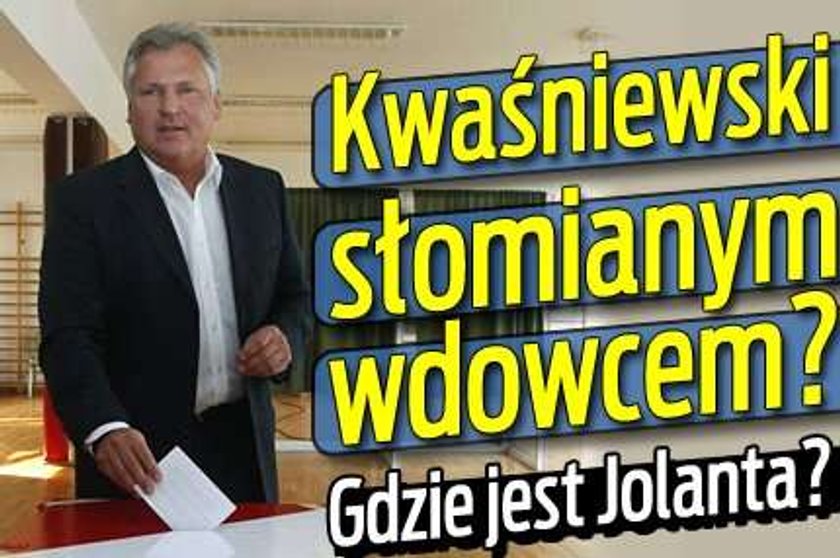 Kwaśniewski słomianym wdowcem