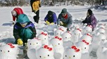 JAPAN-HELLO KITTY-SNOWMAN