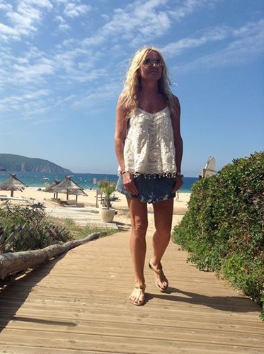 Monika Olejnik na wakacjach