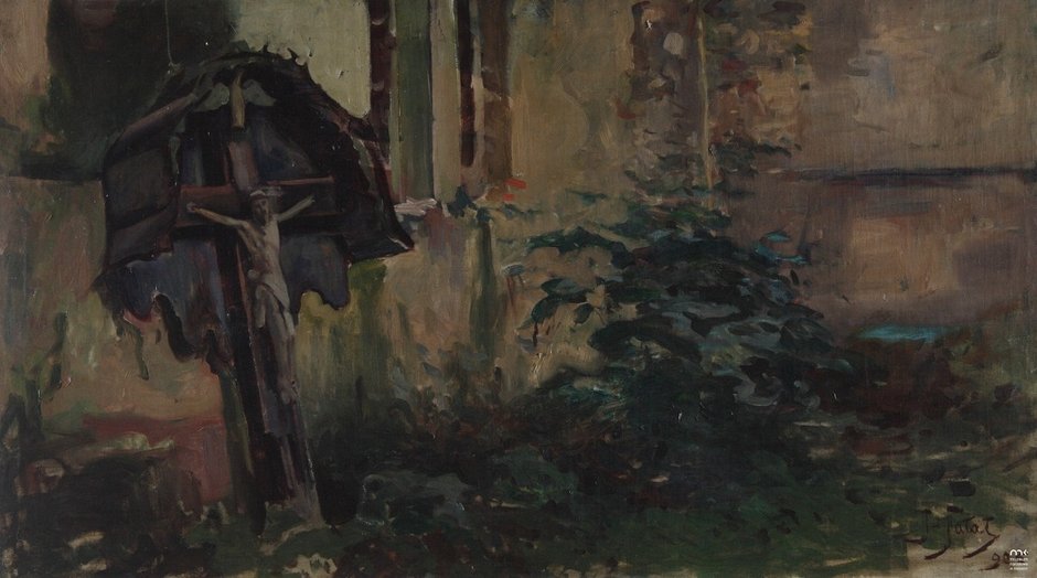 Julian Fałat, Kapliczka, 1906, Muzeum Narodowe w Kielcach