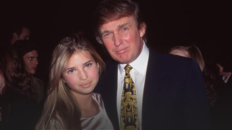 Ivanka Trump z ojcem - Donaldem Trumpem