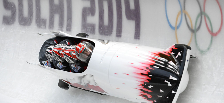 Soczi 2014: Rosjanie prowadzą po pierwszym ślizgu bobsleistów, Polacy na 28. miejscu