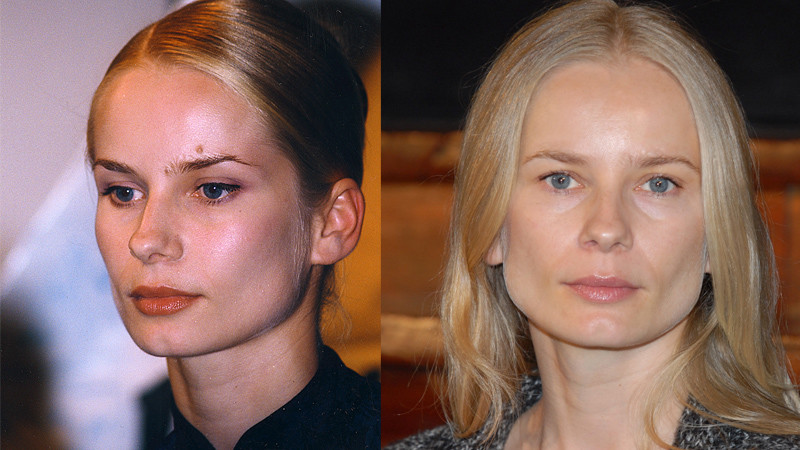 Magdalena Cielecka w 1998 i 2010 roku