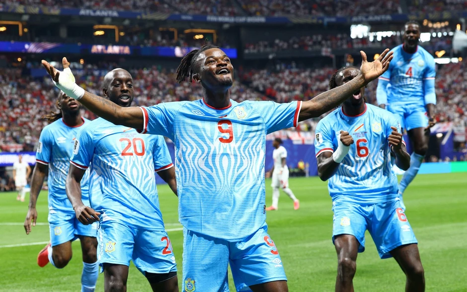 Sipenga slavi gol protiv Engleske kojim je Kongo poveo 1:0 u prvom poluvremenu | Foto: Reuters