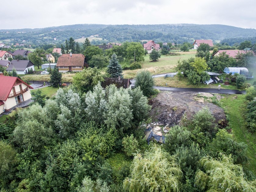 Osuwisko zagraża mieszkańcom Bochni