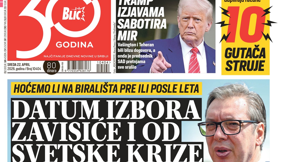 BLIC  NASLOVNA