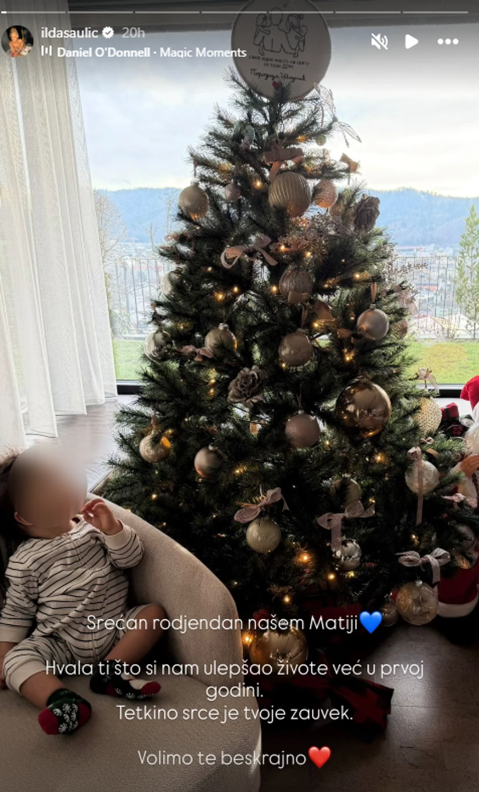 Sin Mihajla Šaulića proslavio prvi rođendan