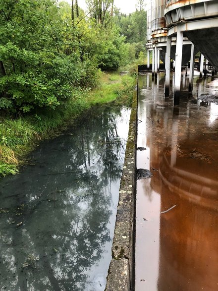 Odpady niebezpieczne na terenie byłych zakładów Terpen - 27.08.2022 - autor: Nadesłane przez czytelnika