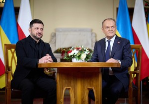 Volodimir Zelenski, Donald Tusk