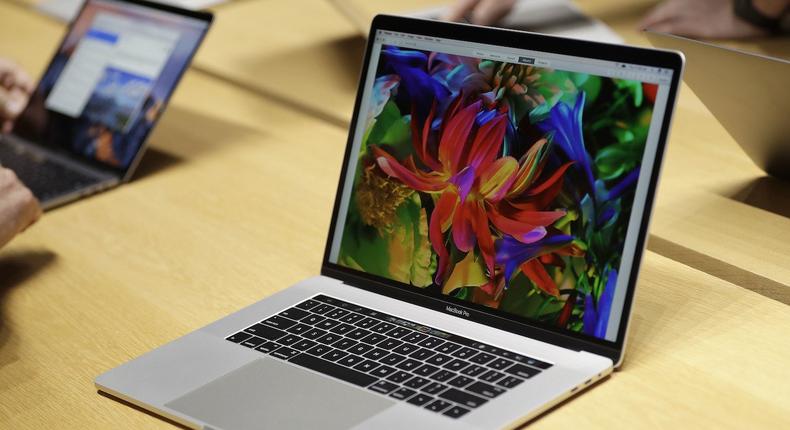 apple macbook pro with touchbar