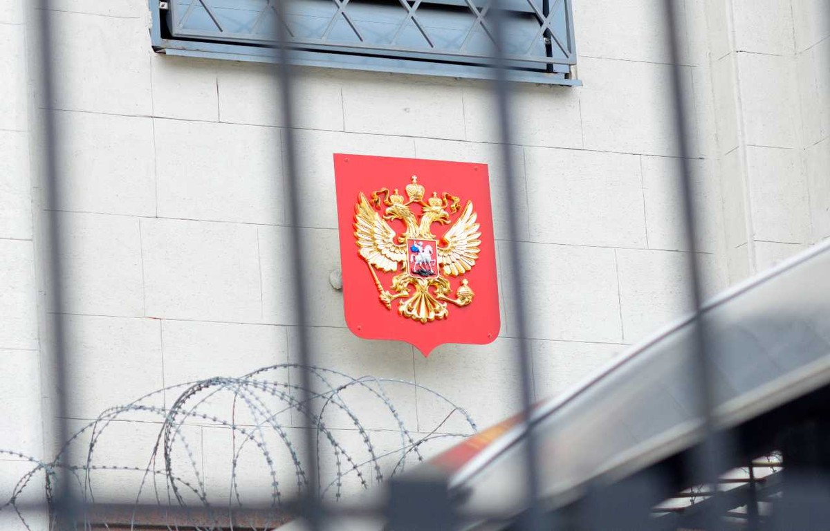 Budynek ambasady Rosji w Kijowie