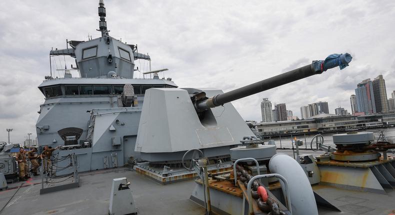 German Navy vessels are visiting the Philippines for the first time in over 20 years.TED ALJIBE/AFP via Getty Images