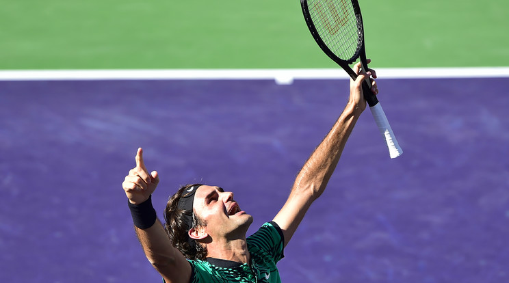 Federer elődöntős /Fotó: AFP
