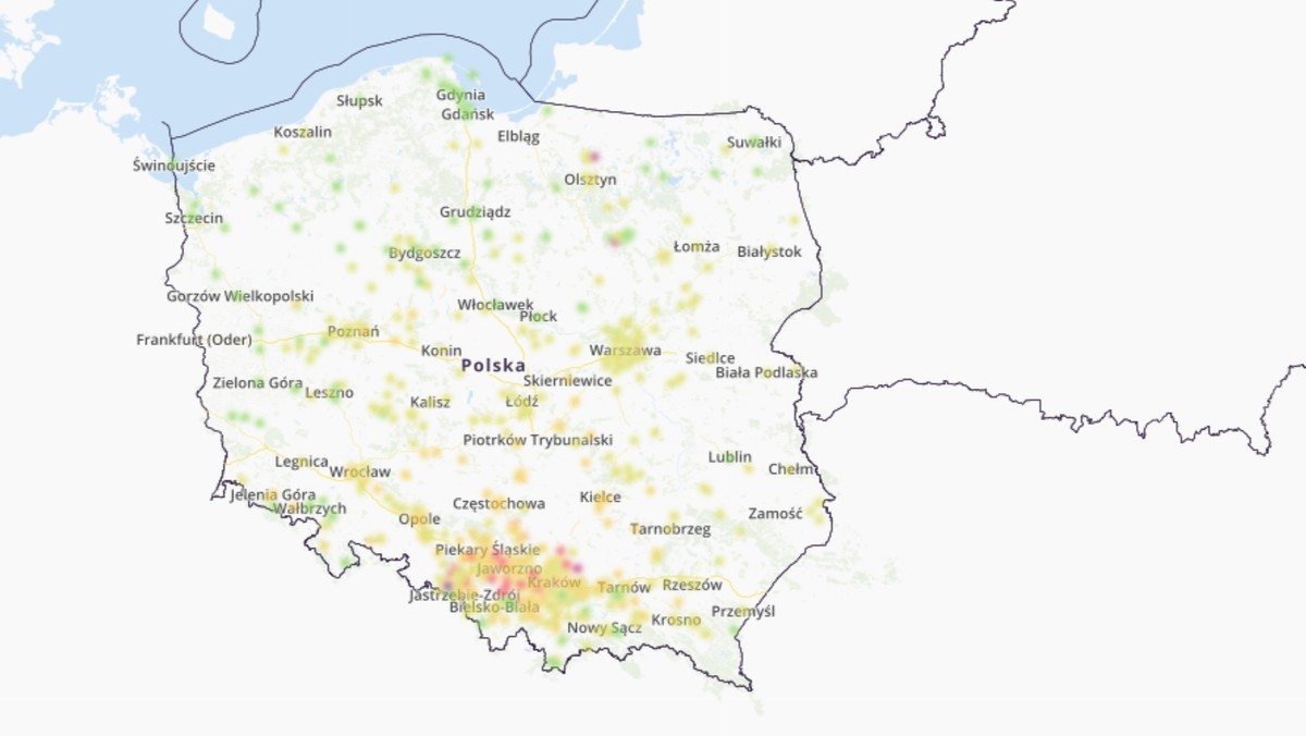 Smog w Polsce - 5 października