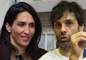 Jelisaveta Orašanin i Miloš Teodosić