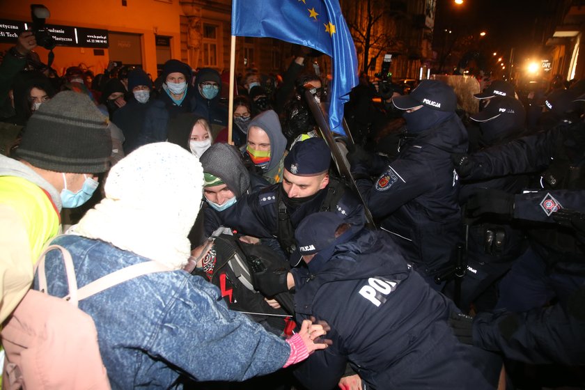 Protest Strajku Kobiet w Warszawie