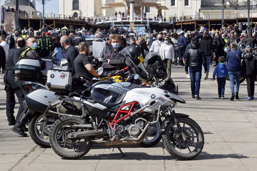 Jasna Góra. Otwarcie sezonu motocyklowego w czasie pandemii