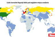 mapa nagroda nobla nobel