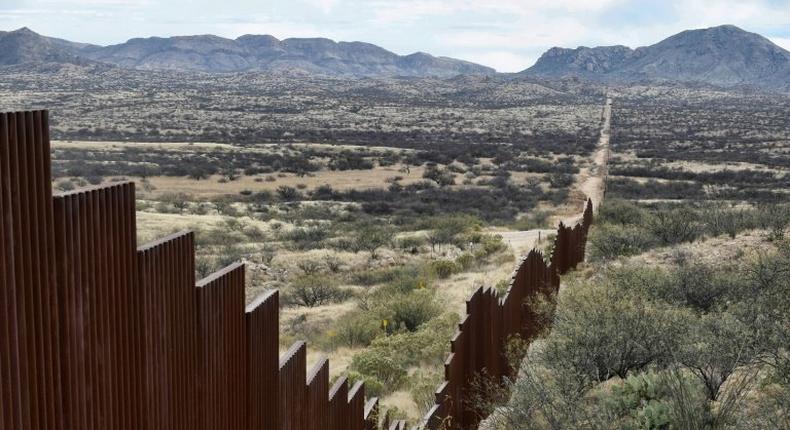 US President Donald Trump launched his election campaign with a promise to build a wall along America's long -- and porous -- southern border with Mexico