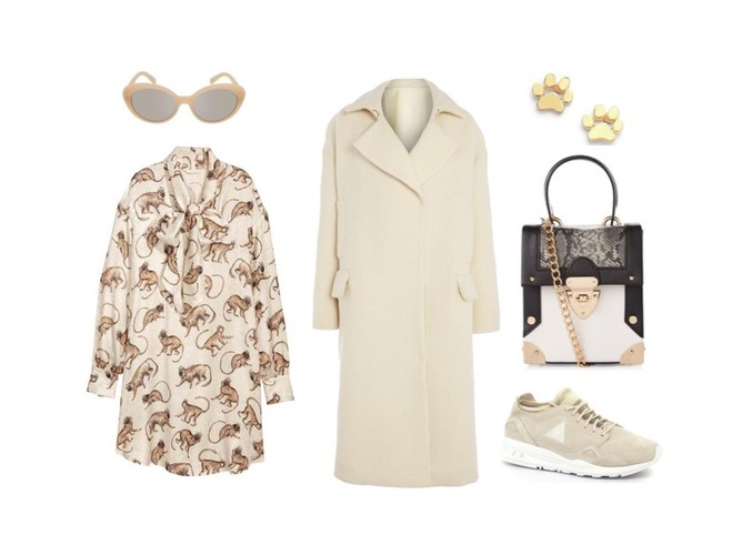 STYLIZACJE z płaszczem oversize