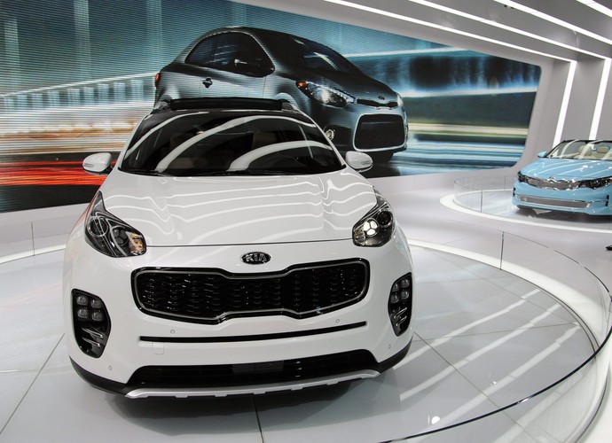 Los Angeles Auto Show Kia Sportage SX  <br><br>fot. EPA/BOB RIHA JR Dostawca: PAP/EPA