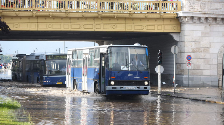 napi árvízhelyzet Budapesten