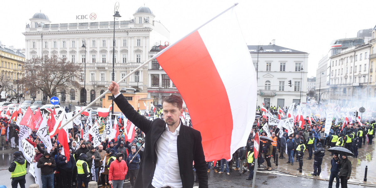 Michał Kołodziejczak nie ukrywa rozżalenia rządami PiS i zapowiada start w najbliższych wyborach parlamentarnych.