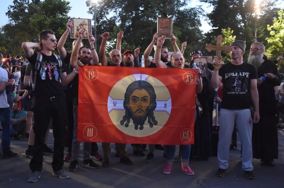 Protest 3 dan, Beograd