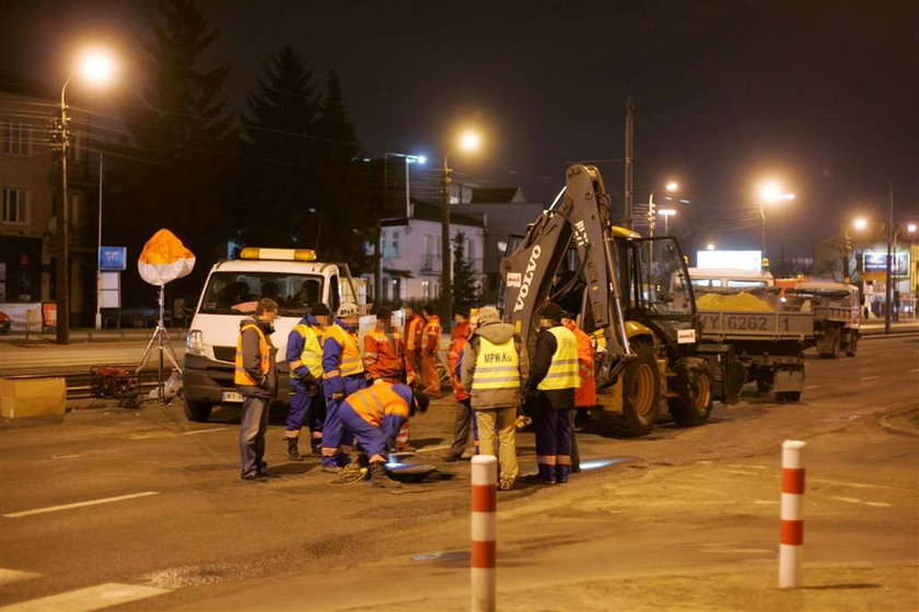 Zapadła się aleja Krakowska!