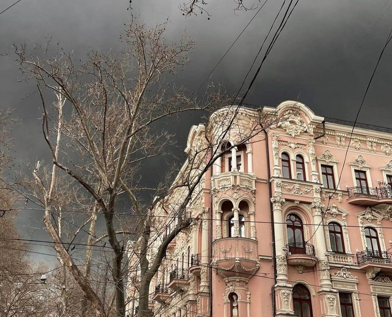 Odessa po ataku rakietowym