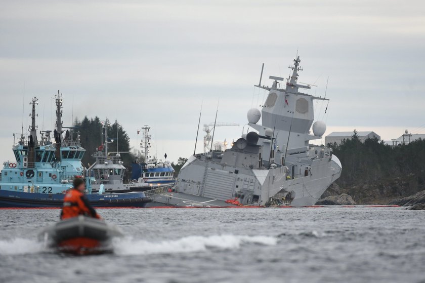 Dramat na norweskim okręcie wojennym!