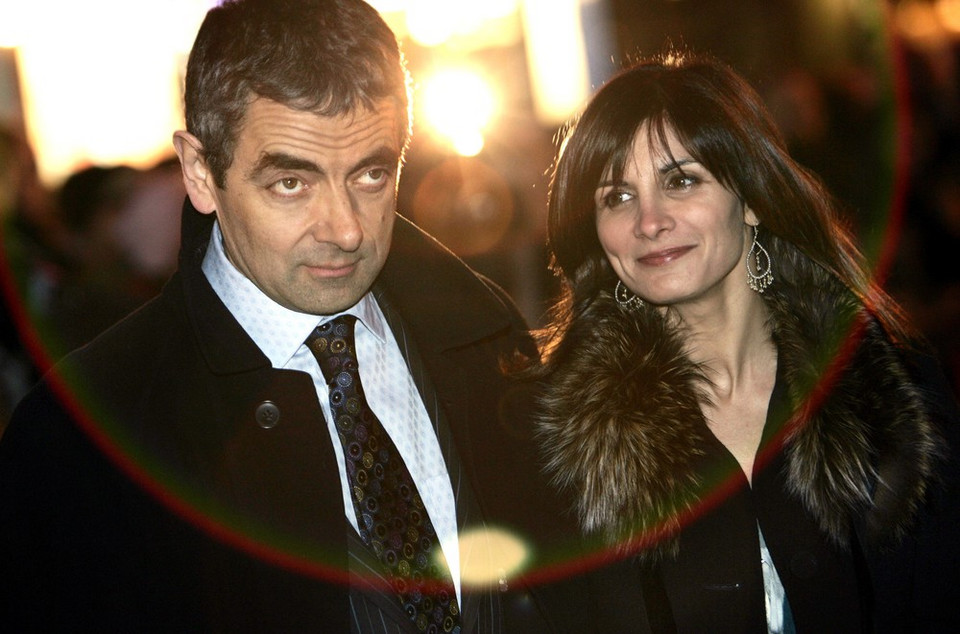 Rowan Atkinson i była żona, Suntera Sastry