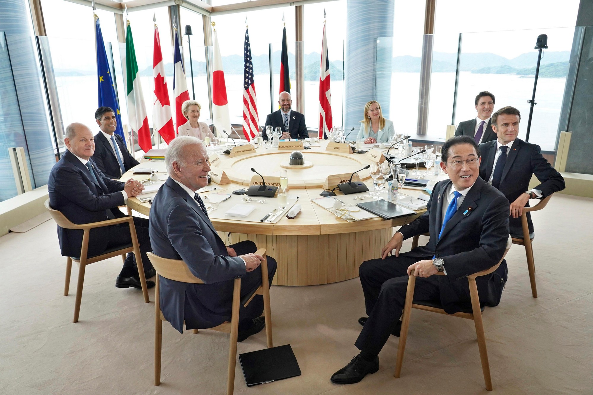 Skupina G7 na summite v japonskej Hirošime.