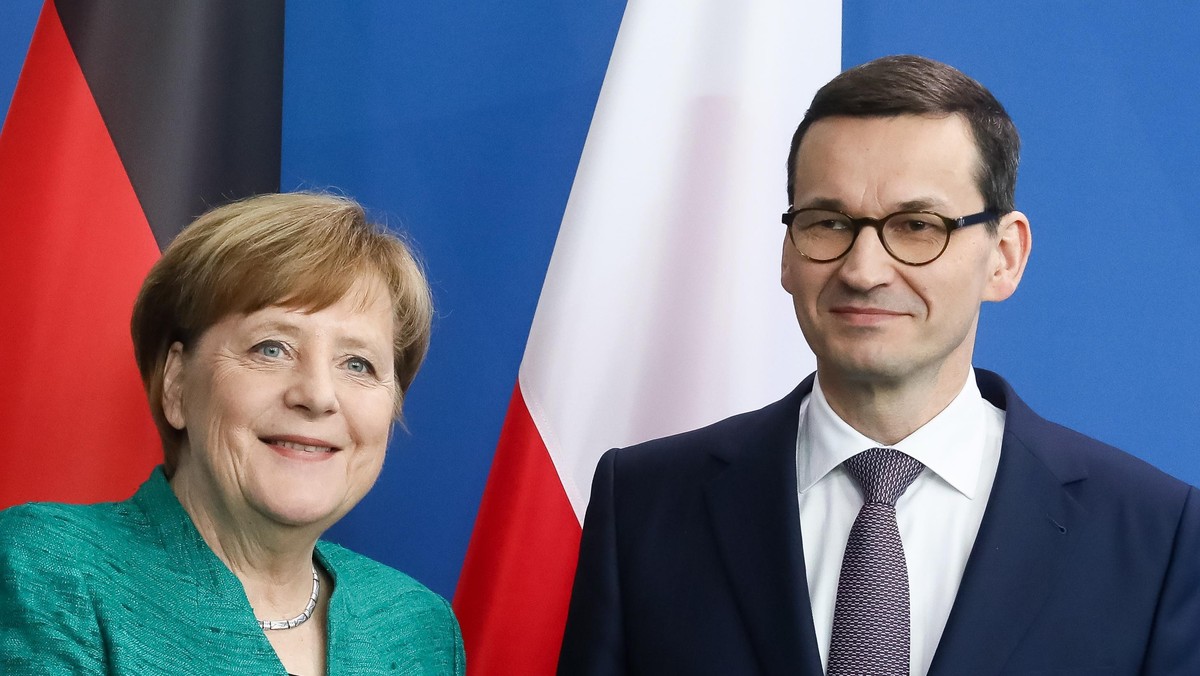 Mateusz Morawiecki, Angela Merkel