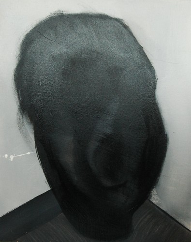 'Szkice do portretu 39', Cezary Bednarczyk, olej na płótnie, 50x40 cm