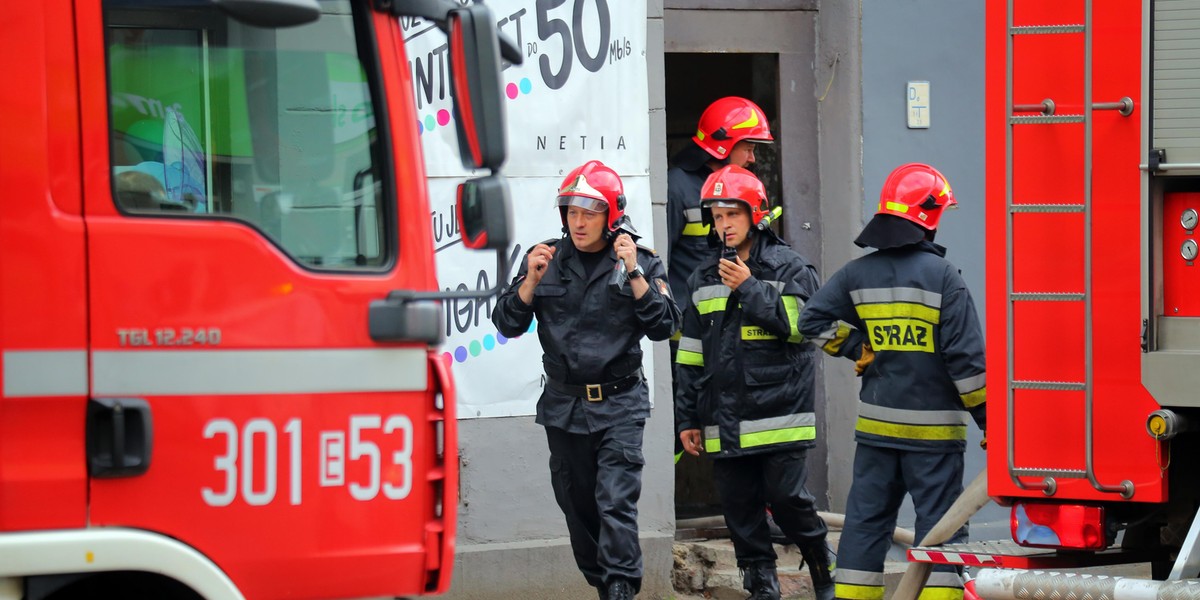 Pożar na Limanowskiego w Łodzi. Nie żyje 58-letnia kobieta