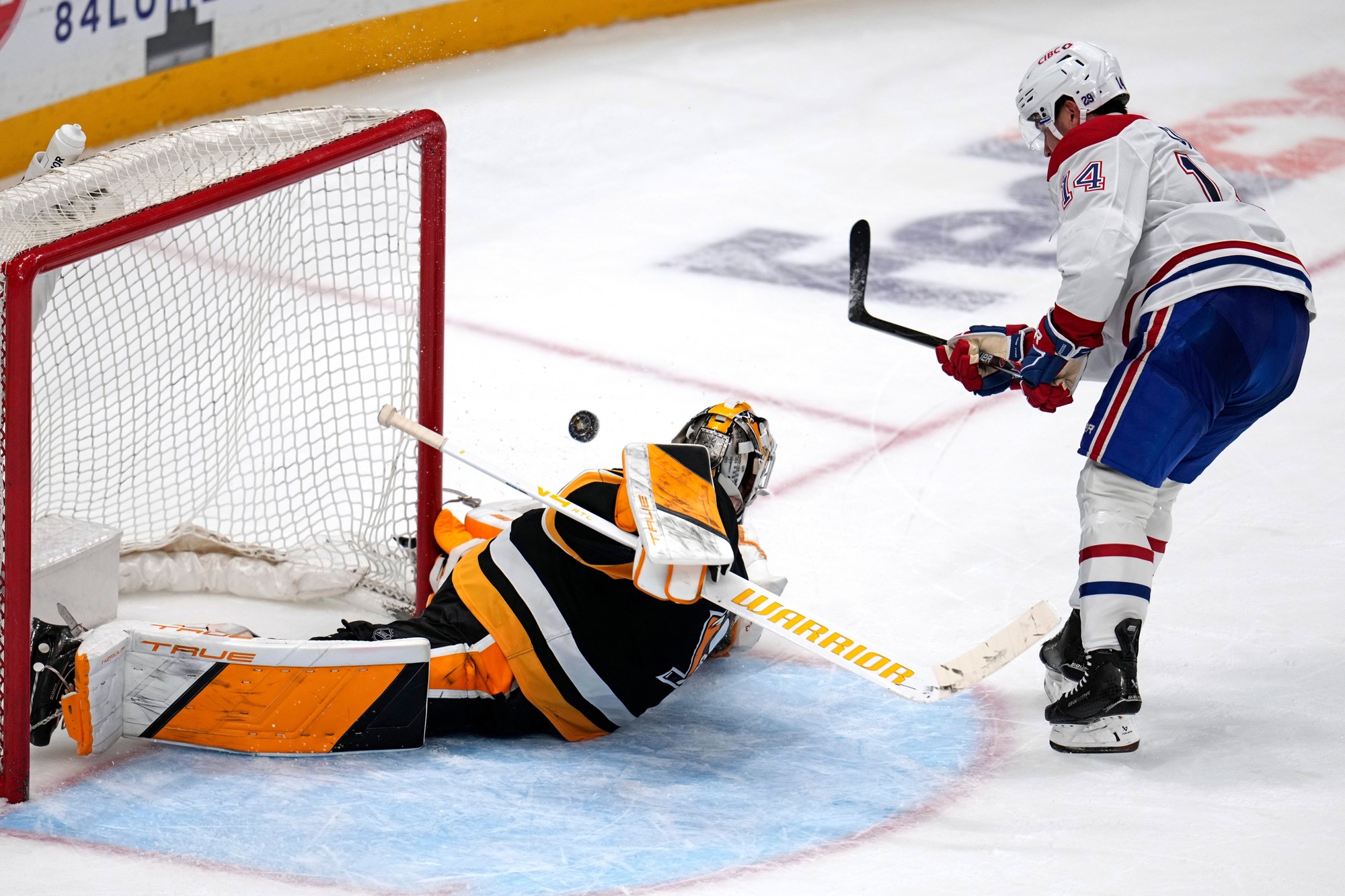 Zápas NHL: Pittsburgh Penguins - Montreal Canadiens. 