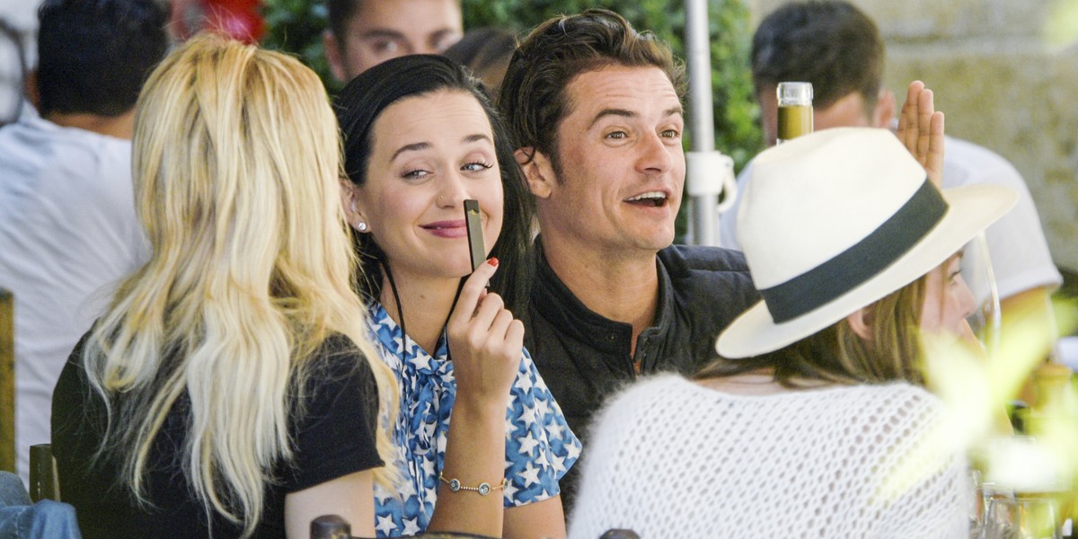 Katy Perry i Orlando Bloom w Cannes