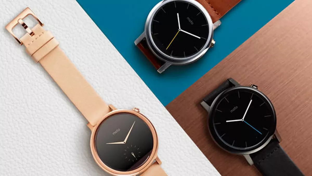 Motorola Moto 360 2. generacji oficjalnie. W dwóch rozmiarach (IFA 2015)