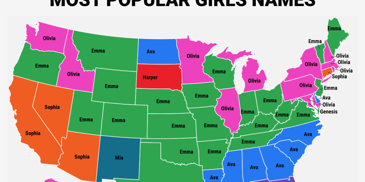 Here are the most popular baby names in every state
