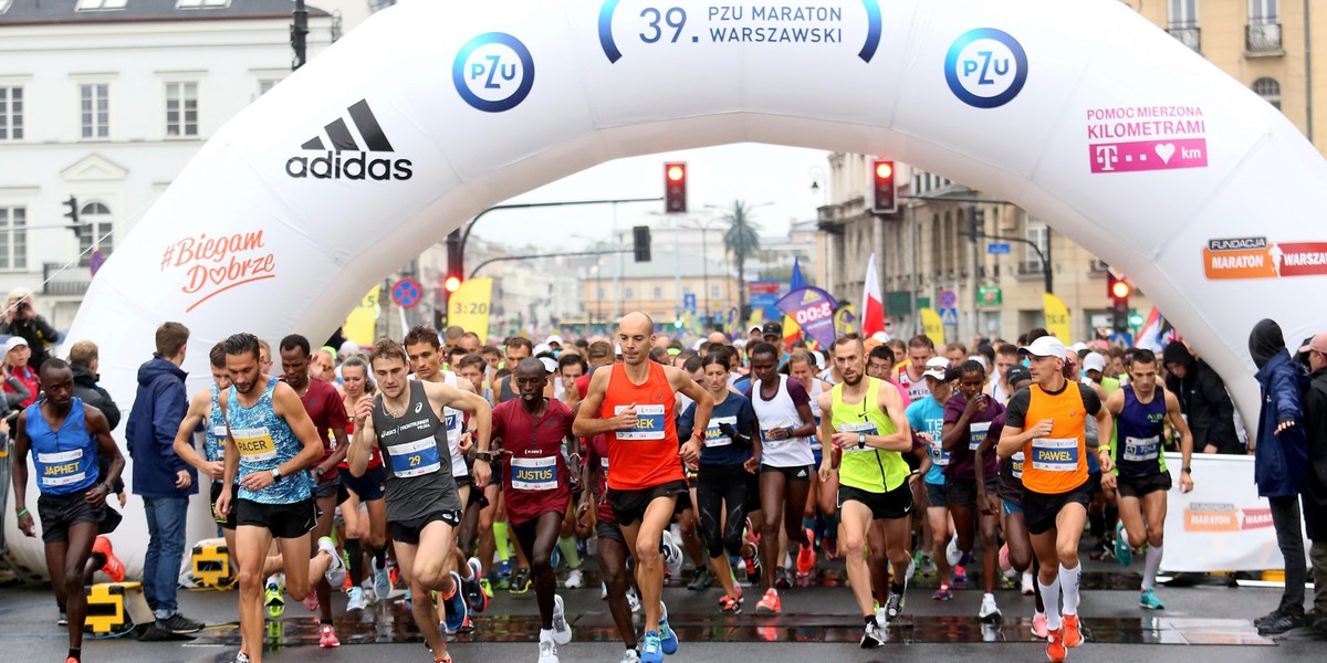 Zmarł uczestnik Maratonu Warszawskiego. Stracił przytomność na trasie