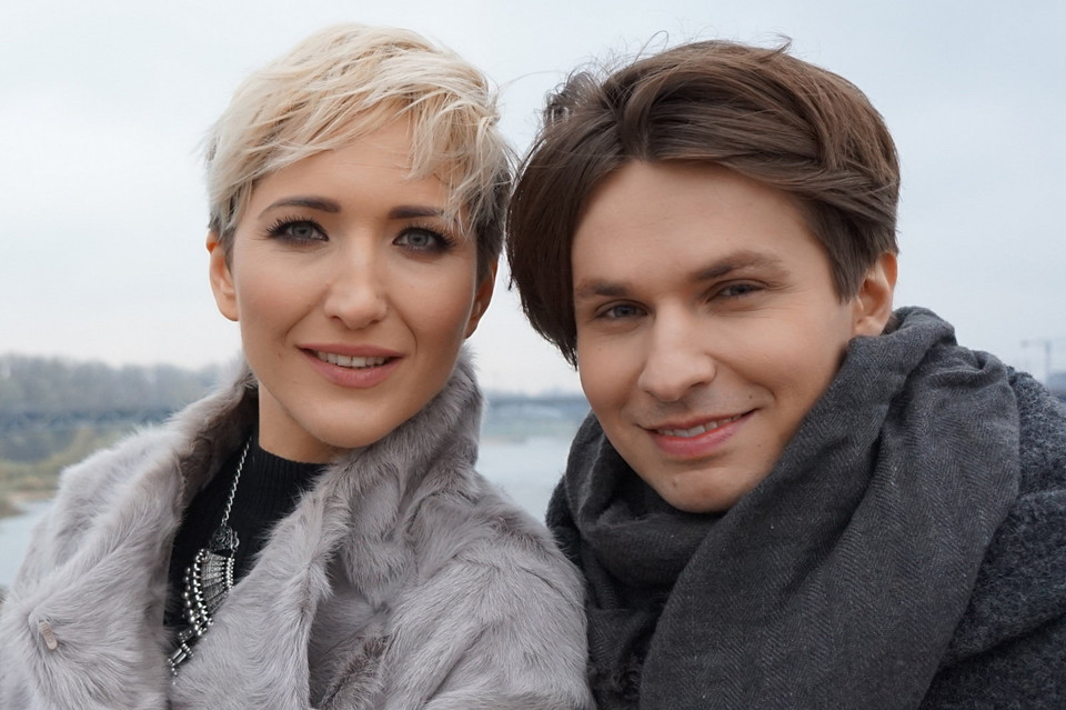 Magda Steczkowska i Kuba Molęda na planie nowego teledysku