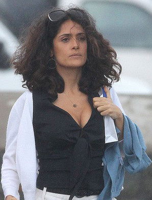 Salma Hayek na wyspie Saint Barthélemy