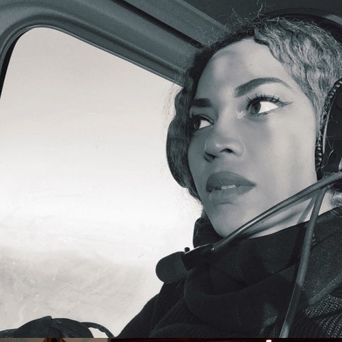 Beyoncé piękne zimowe krajobrazy oglądała z lotu ptaka i pokładu śmigłowca
