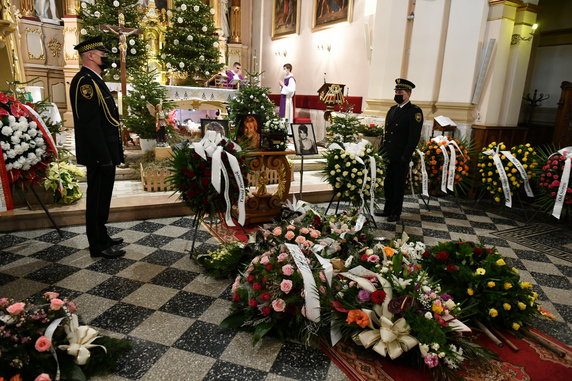 Pogrzeb Marii Koterbskiej w jej rodzinnej miejscowości Bielsko-Biała