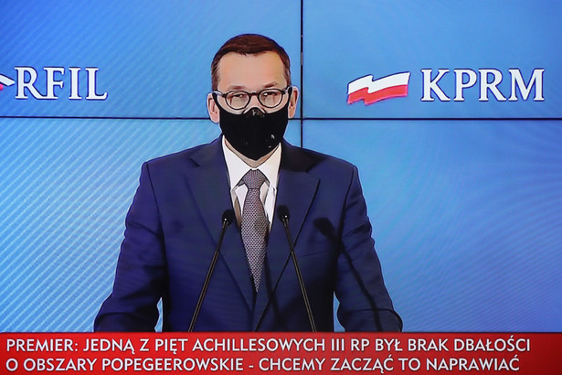 Prezes Rady Ministrów Mateusz Morawiecki