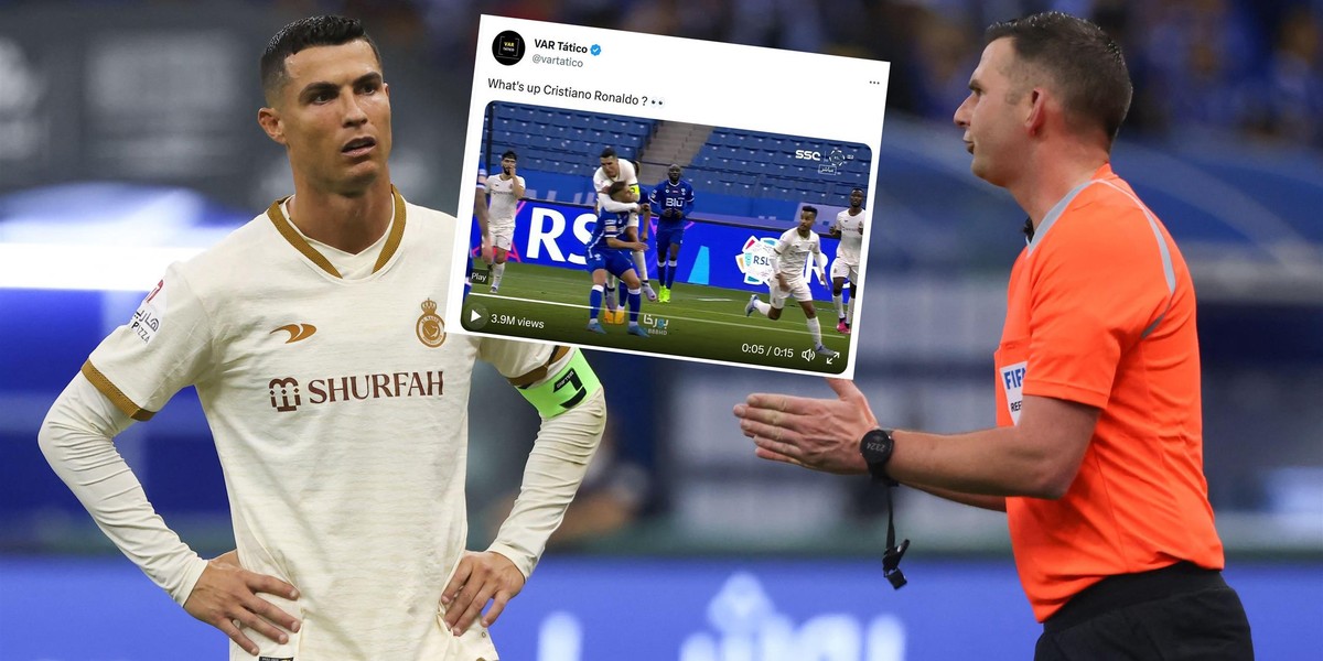 Cristiano Ronaldo zszokował swoim zachowaniem.