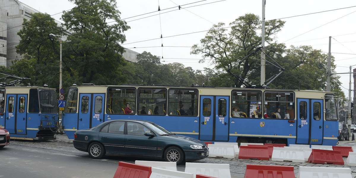 Remont ul. Podwale we Wrocławiu