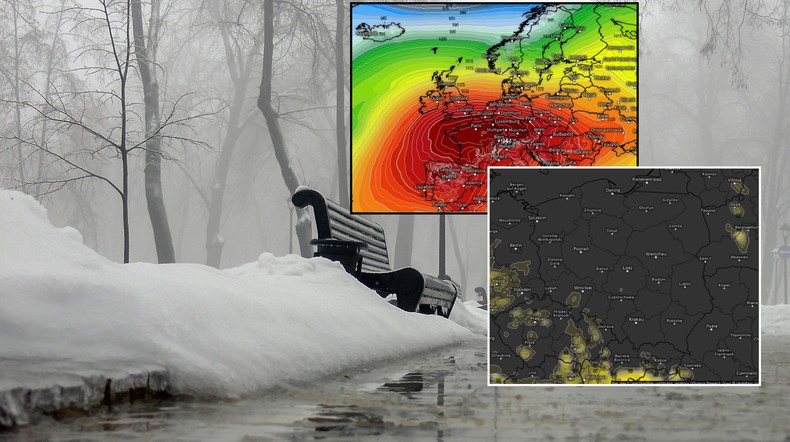 Zgniły antycyklon Fiona coraz bliżej Polski. Prognozy nie są dobre (mapy: kachelmannwetter.de)